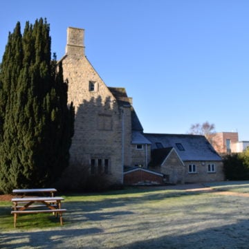 Farmhouse And Walled Garden Wintry (1)