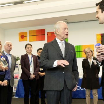 King Charles Iii Visits Oxccu At Begbroke Cropped