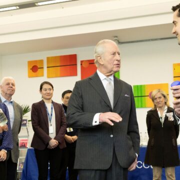 King Charles Iii Visits Oxccu At Begbroke Cropped